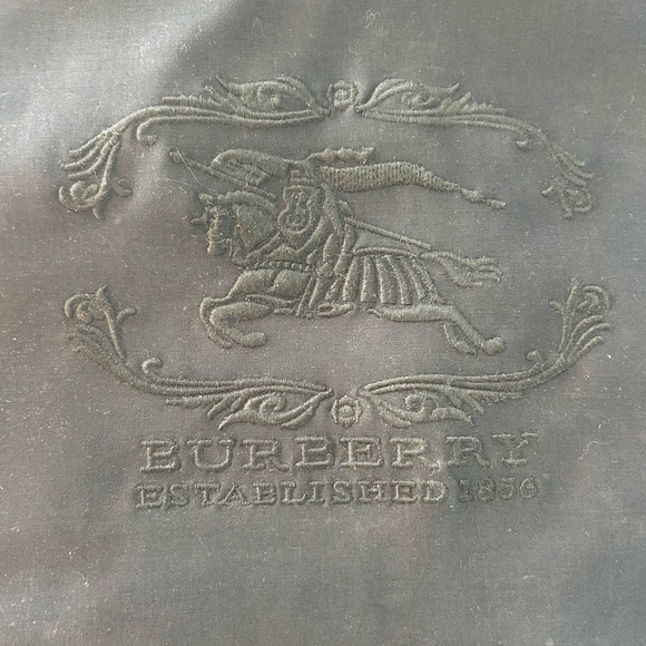 Burberry Black Leather and Canvas Tote 👜 - Picture 8 of 16